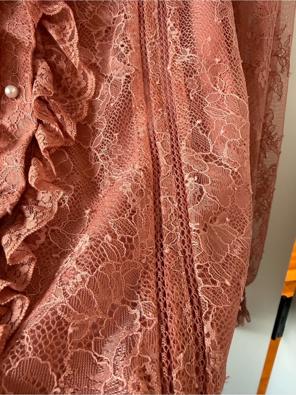 ALICE + OLIVIA Eugenia Lace Handkerchief Blouse size small $256 NEW - Picture 9 of 12